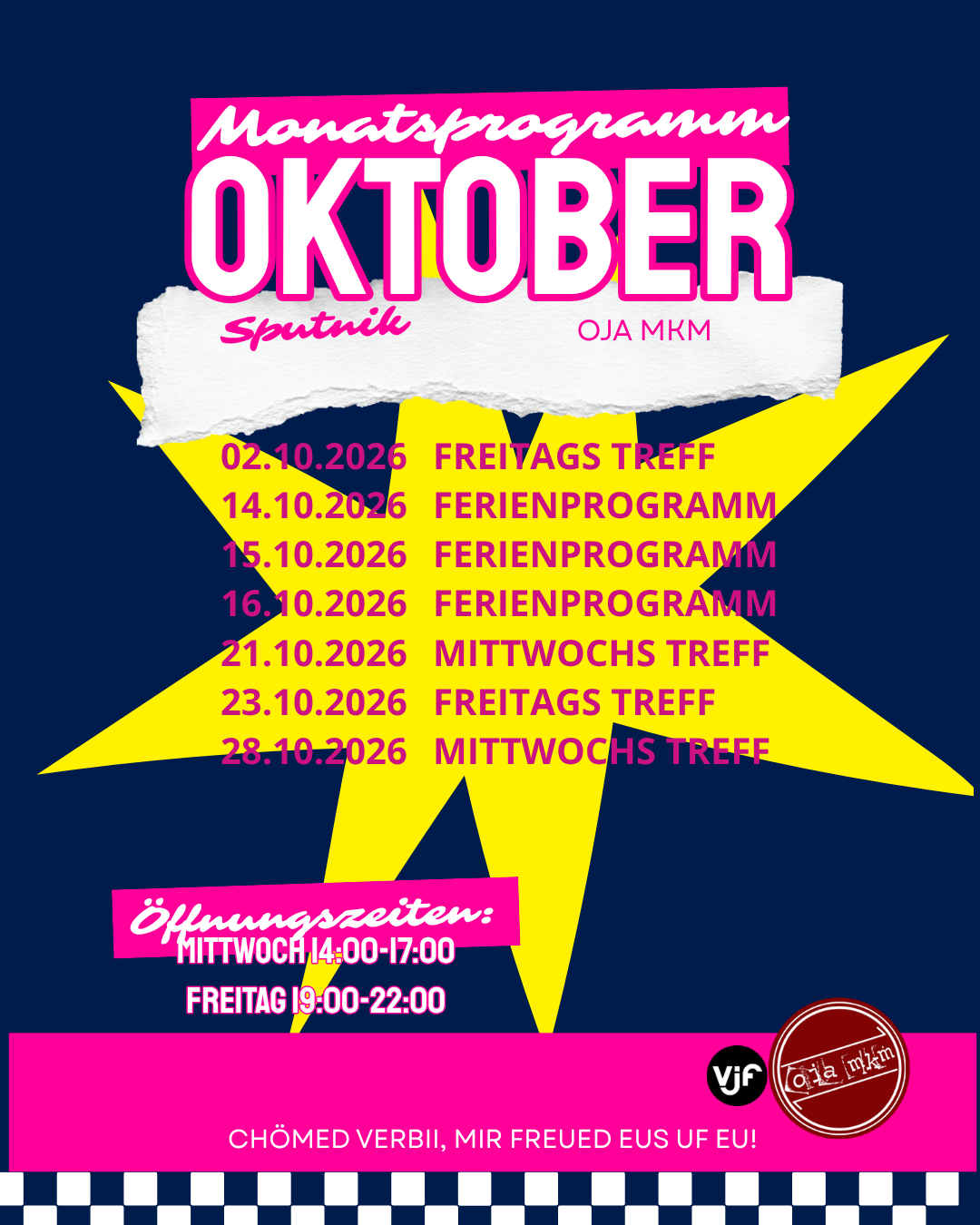 Monatsprogramm Oktober