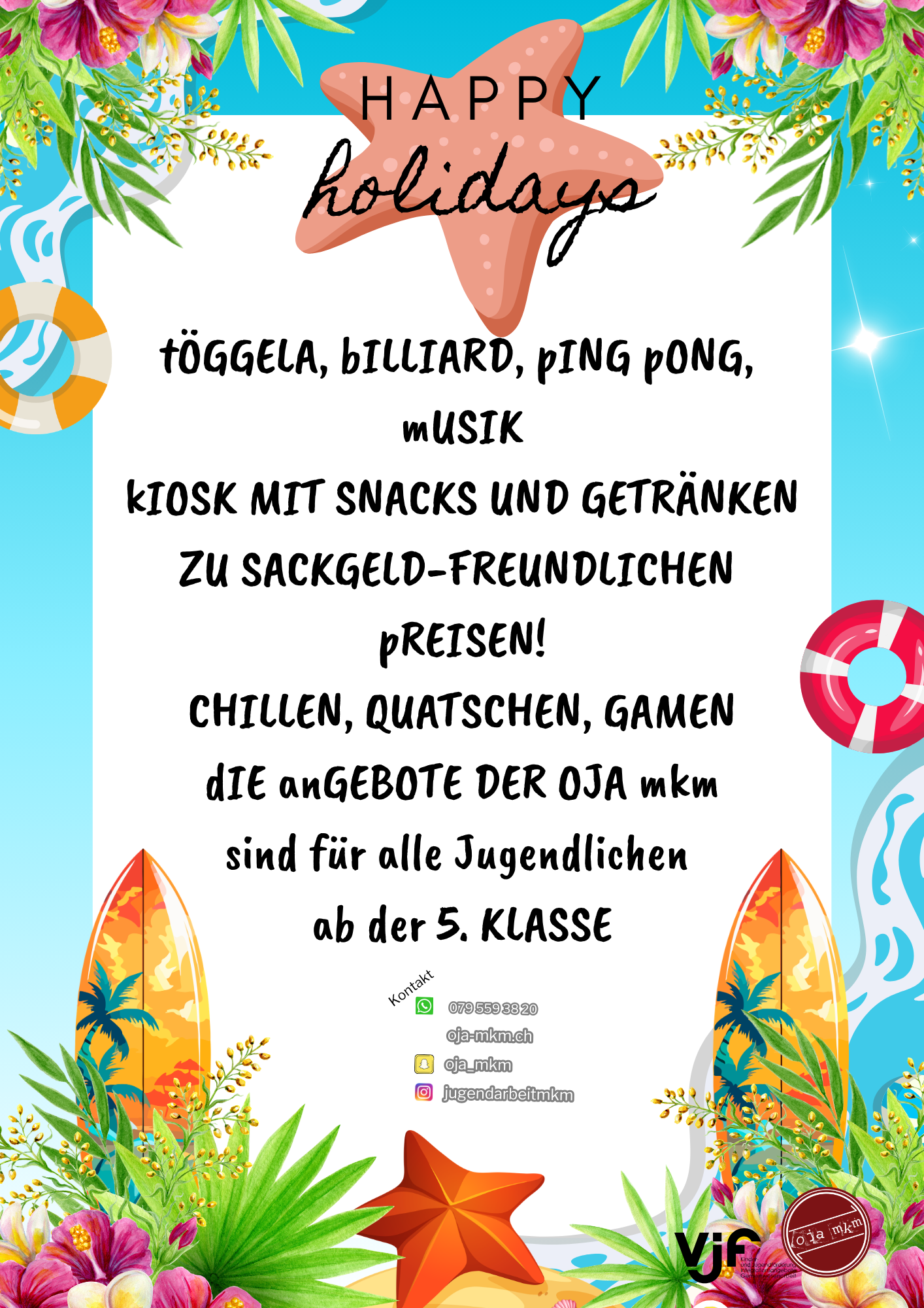Monatsprogramm Juli/August