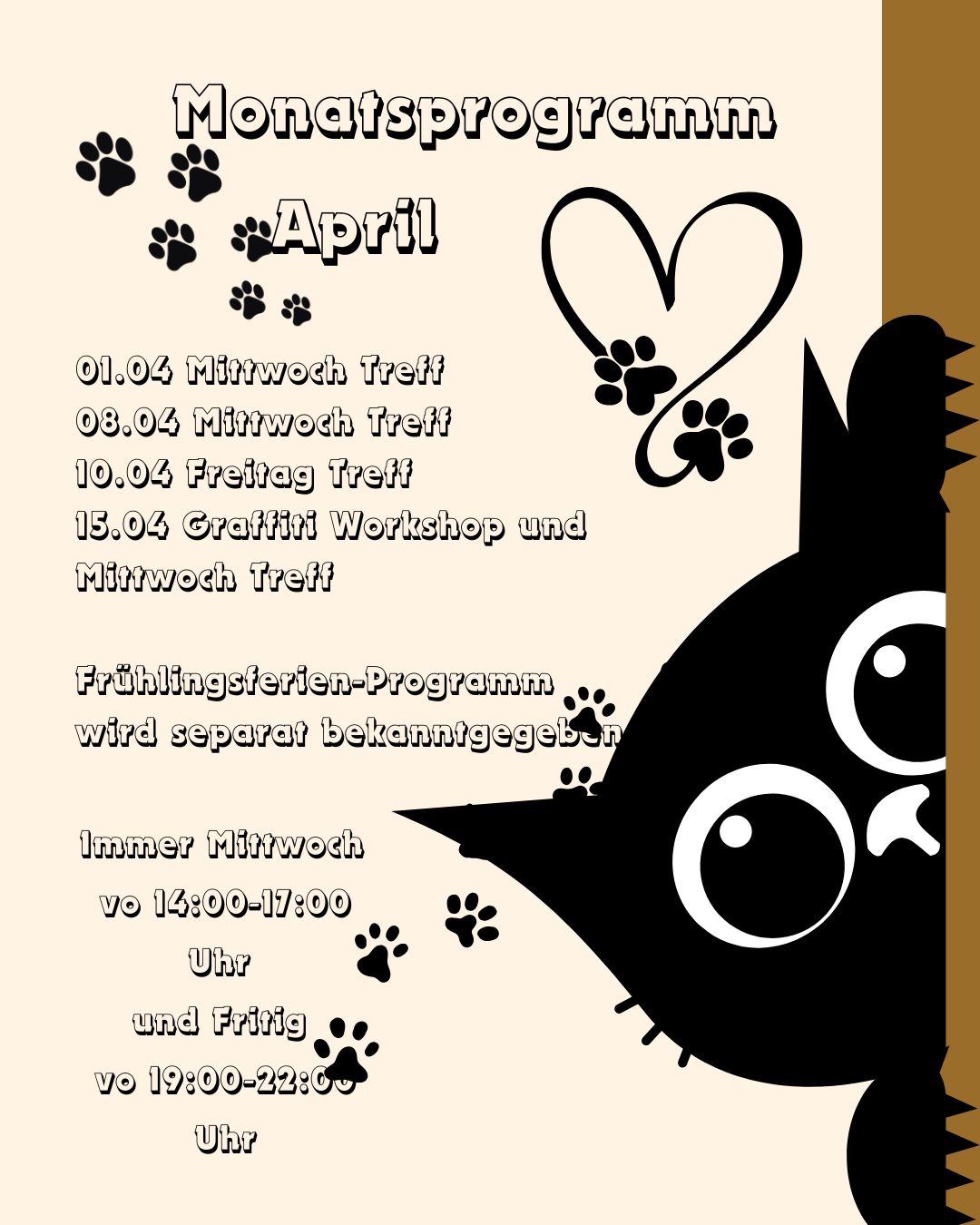 Monatsprogramm April