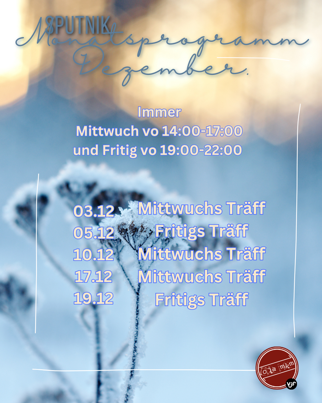 Monatsprogramm Dezember