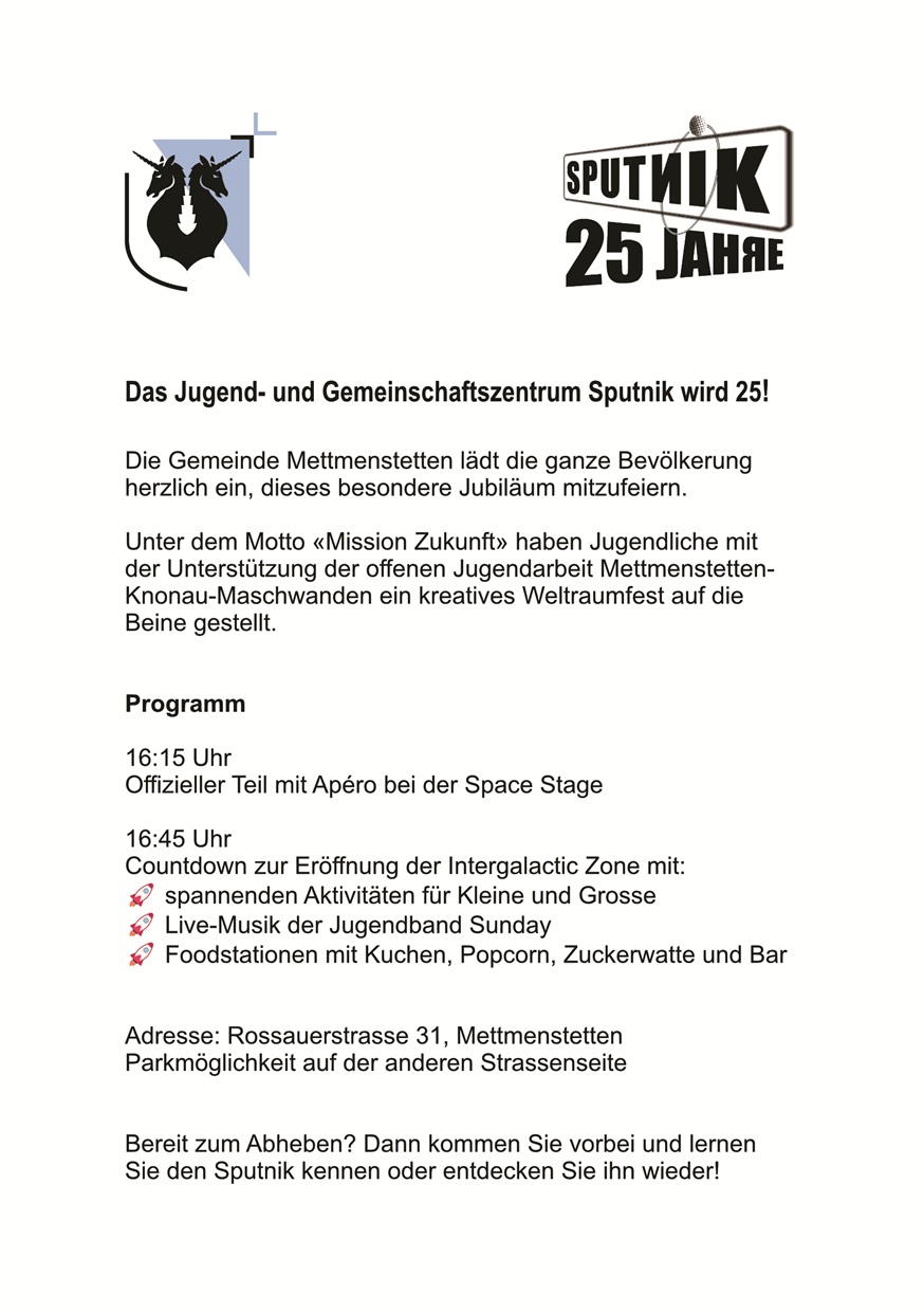 Jubiläum 25 Jahre Sputnik